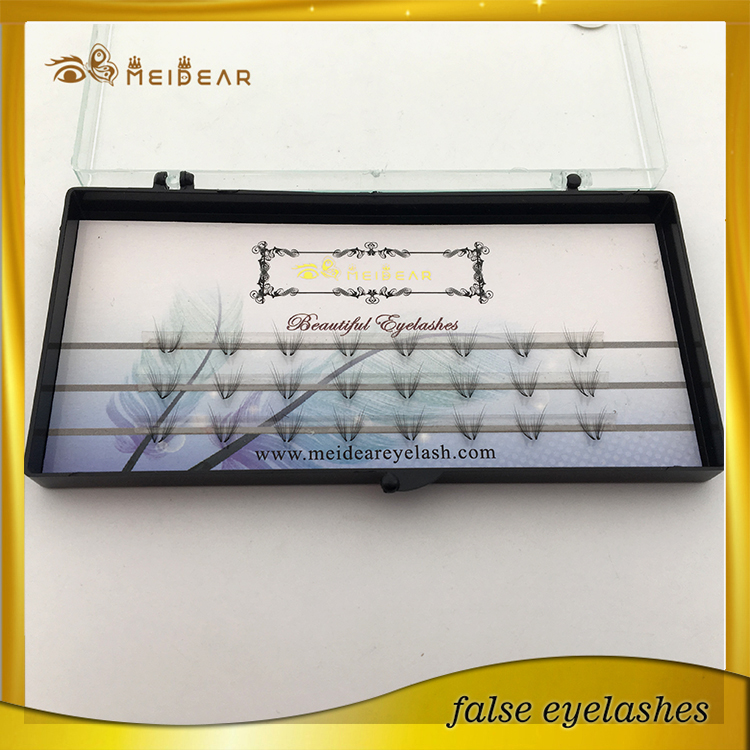 Private label hand made pre-fanned volume lash extension manufacturer indonesia